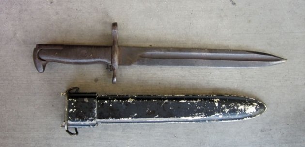 US WWII M1 Garand Bayonet, AFH 1943 — image 3