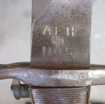 US WWII M1 Garand Bayonet, AFH 1943 — image 4