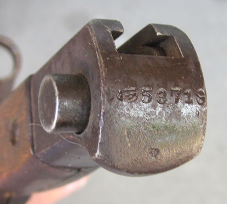 Japanese WWII Type 30 Straight Guard Bayonet, Kokura National Denki — image 5