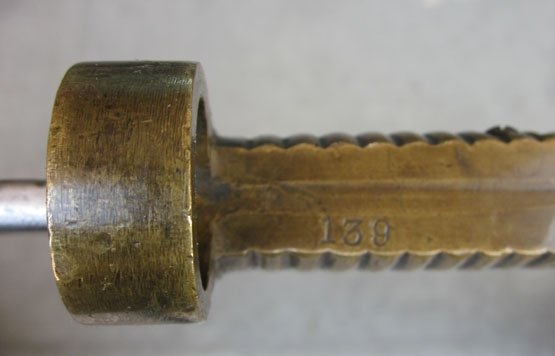US Civil War Era M1862 Zouave Bayonet Collins Mfg, 1861 Date — image 4