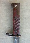 German WWI 98 Bayonet, E&F Horster 1905, Unit Marked, No …
