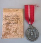 German WWII Eastern Front Medal & Envelope