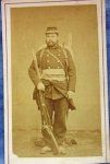 French, Franco-Prussian War CDV, Armed Garde Mobile Soldier