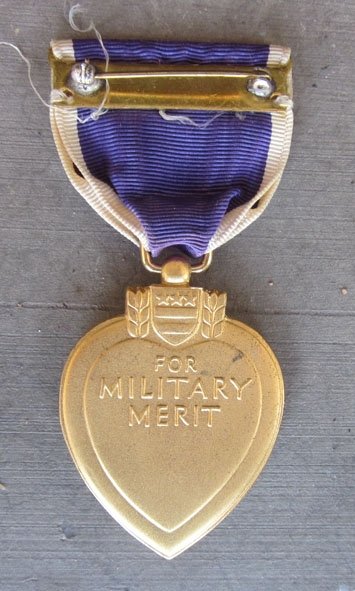 US WWII Purple Heart, Slot Brooch — image 3