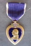 US WWII Purple Heart, Slot Brooch