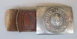 German WWII Heer Enlisted Buckle & Tab, IKA 40, Julius …