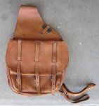 US WWI M1904 Leather Saddlebags, Canvas Liners & Two White …