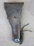 US WWII M1916 .45 Holster, Walsh 44, Redyed Vietnam Era