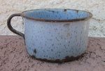 US Ca 1903 Gray-Blue Enamel Steel Cup