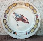 US WWI Calendar Plate, Norton Kansas 1919