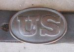 US Civil War Federal Enlisted Infantry 'Puppy Paw' Oval Buckle …