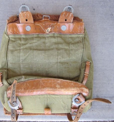 German WWII Tornister 39 Knapsack, 1939 Dated — image 3
