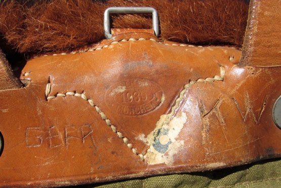 German WWII Tornister 39 Knapsack, 1939 Dated — image 4