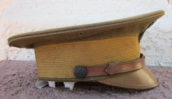 US WWI US Army Officer Service Hat, Size 7 — image 3