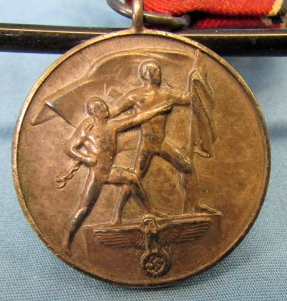  German WWII Austrian Anschluss Medal — image 3