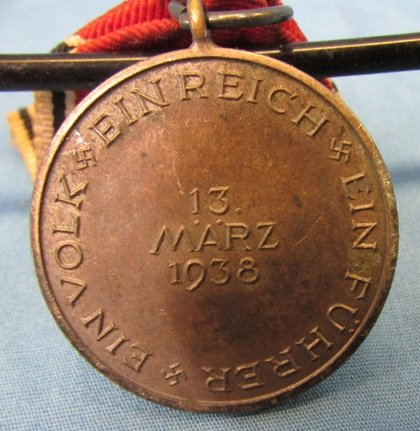  German WWII Austrian Anschluss Medal — image 4