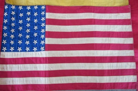 US Pre WWI Souvenir American & Foreign Flag Grouping — image 3