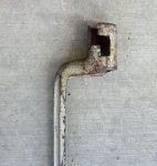 US Post Civil War Bannerman Cast Iron Cadet Bayonet