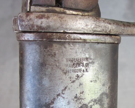 German WWI S98/05 Bayonet, Butcher Knife Blade — image 6