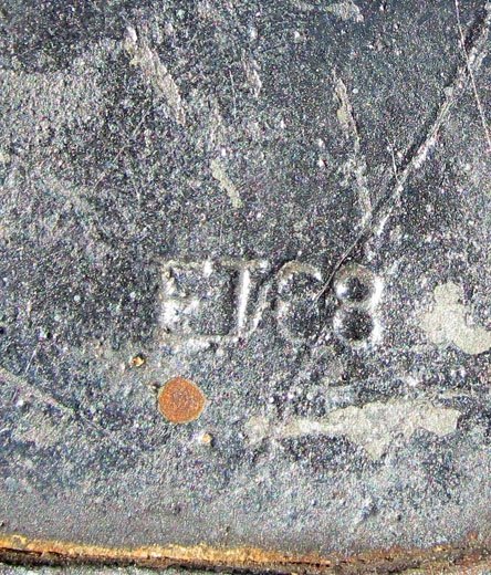 German WWII M1935 Steel Helmet Shell, Large Size ET68, Allgemeine-SS Tribute — image 7
