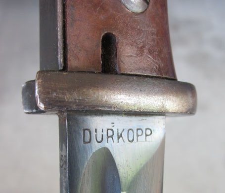 German WWII S84/98 Durkop 1938, No Scabbard — image 4
