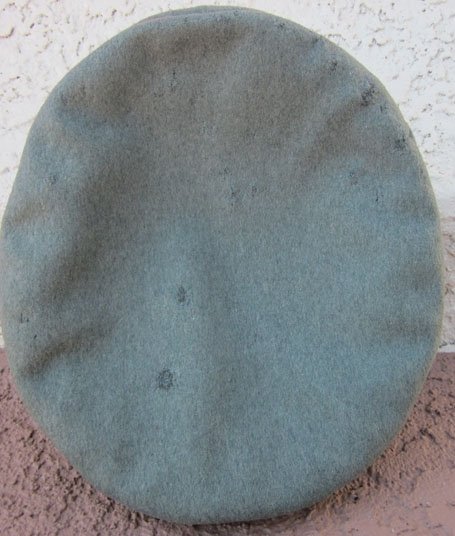 German WWII Heer 'Old Style' Officer's Field Cap, Panzer Piping, Erel Mfg — image 5