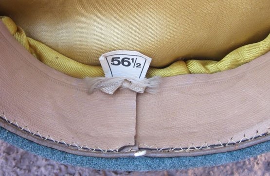 German WWII Heer 'Old Style' Officer's Field Cap, Panzer Piping, Erel Mfg — image 7