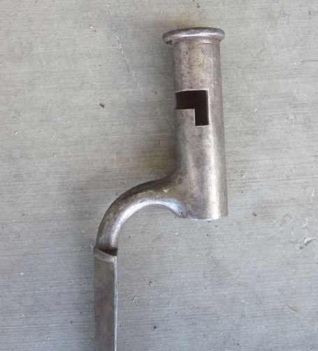 British 18th Century Land Pattern Socket Bayonet, Unit Marked — image 2