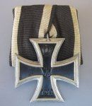 German WWI Iron Cross 2nd Class, Godet Ribbon Label