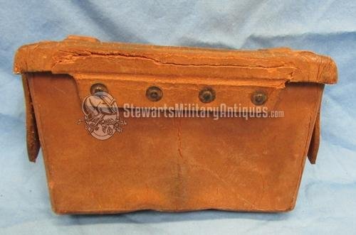 Japanese WWII Rubberized Canvas Front Ammo Pouch — image 3