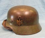 German WWII M1935-40 Kriegsmarine Steel Helmet, ET64
