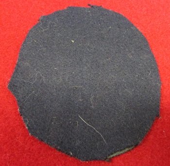  German WWII Fire Police Sleeve Eagle, Schweinfurt, Cut From Uniform — image 2