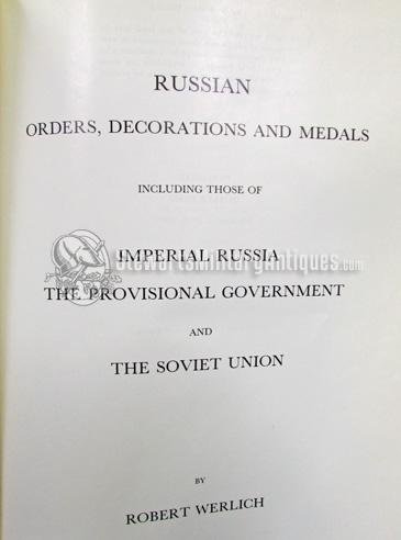  Book, Russian Orders, Decorations and Medals by Werlich 1968 — image 3