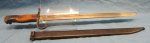 Japanese WWII Type 30 Training Bayonet Hooked Guard