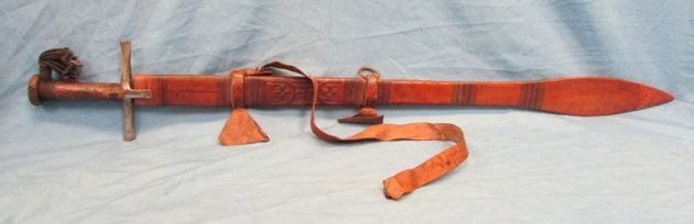 African Late 19th Century Sudanic Kaskara & Scabbard — image 2