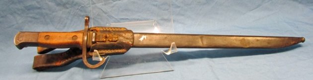  Japanese WWII Type 30 Bayonet & Frog, Kokura Mfg — image 2