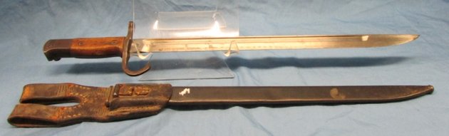  Japanese WWII Type 30 Bayonet & Frog, Kokura Mfg — image 3