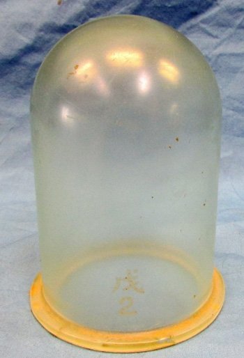  Japanese WWII Lifeboat #2 Glass Light Dome, Wreck Recovered — image 2