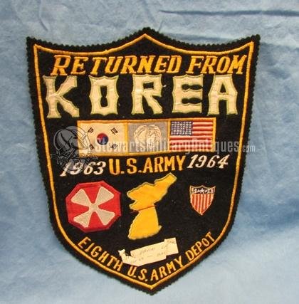  US Cold War Era, Korea Tour Jacket Patch, 1963-64 — image 2