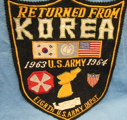  US Cold War Era, Korea Tour Jacket Patch, 1963-64 — image 3