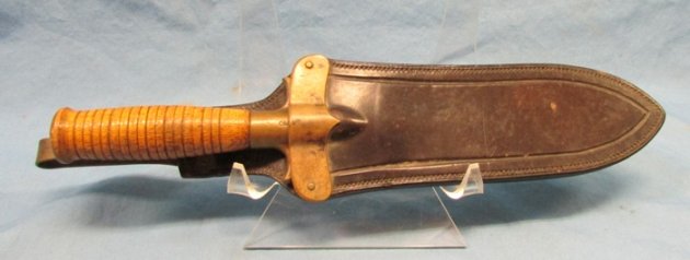  US M1880 Army Hunting Knife & Scabbard, Springfield Arsenal — image 2