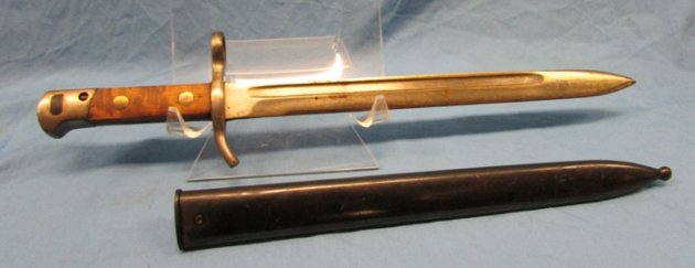  Finnish, WWII M28-35 Bayonet & Scabbard — image 5