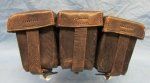 German WWI, Dismounted, 3 Pocket Ammunition Pouch, 1916