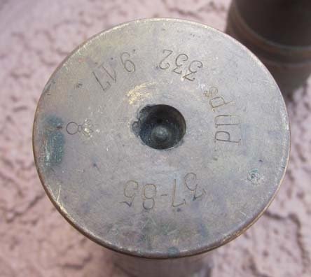 French WWI .37mm Projectile & Case, DEWAT. ON HOLD — image 4