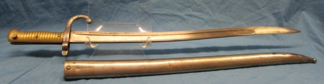  French Franco-Prussian War Era M1866 Chassepot Bayonet St Etienne 1867, German Re-Issue — image 6