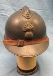 French WWI Adrian Infantry Helmet, Complete