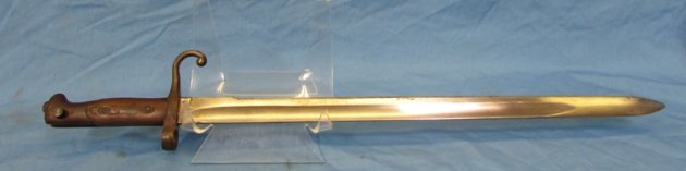  Italian M1871 Bayonet. Full Length Blade, Long Locking Bar Grip — image 6