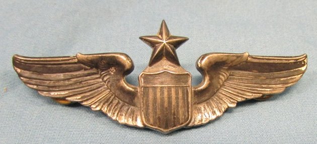 US Cold War Era, USAF Senior Pilot Wings, Josten, Sterling — image 2