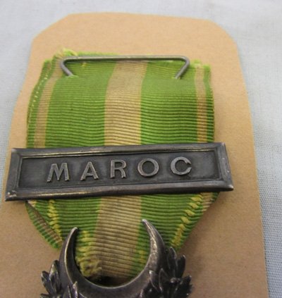  French Pre WWI Moroccan Campaign Medal 1909, Maroc Clasp — image 4