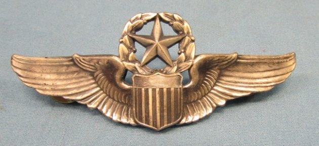  US Cold War Era, Full Size Command Pilot Wings, Sterling — image 2